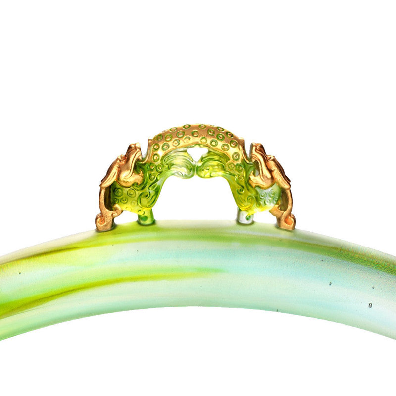 Home Décor Abstract Crystal, Sky Blue Green