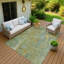 Machine Washable Indoor/Outdoor Lafferty ACN2222 Botanical Rug-592333192