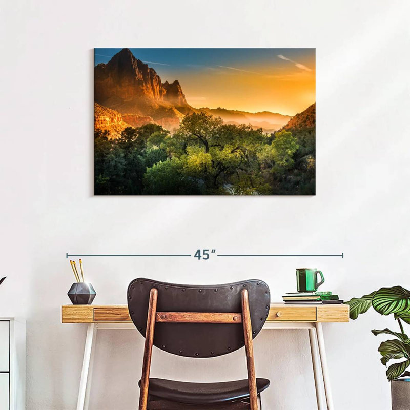 Harnek Zion National Park Sunset, 24" H x 36" W