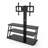 Multi-Function Angle And Height Adjustable Tempered Glass TV Stand