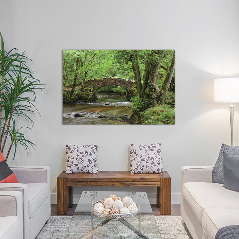 Modern & Contemporary, 18" H x 26" W x 1.5" D, Black Framed Canvas, No Mat