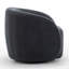 Fauteuil demi-tonneau pivotant en velours Arrun-223861493