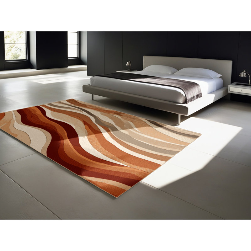 Amber Tides Rug, Square 8'