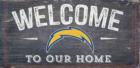 Décoration murale welcome NFL, San Diego Chargers