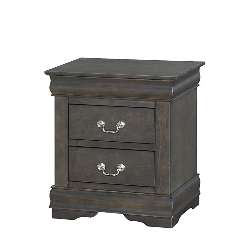 Faryn 21.6'' W Nightstand, Dark Gray