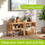 Table de chevet en bois massif Hivay