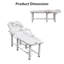 Table de massage professionnelle 73,6 po avec accoudoirs-120675793