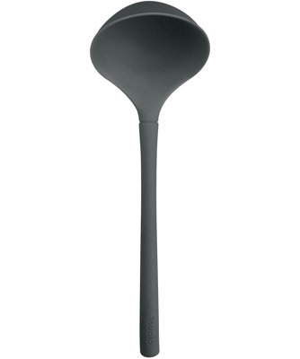 Tovolo Flex-core Ladle All Silicone Charcoal In Charcol Gray
