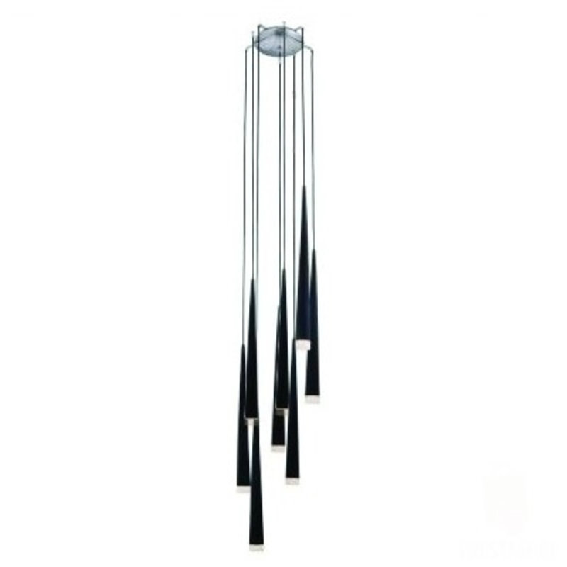 Stylo 8 - Light Cluster Pendant, Black, Black