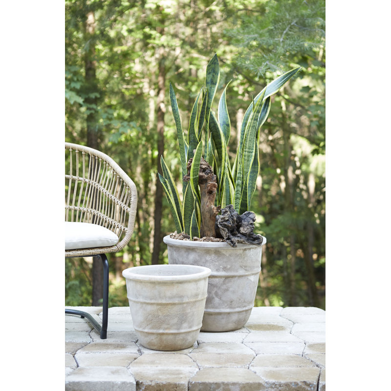Ceramic Pot Planter, Beige