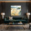 «Coastal Sandy Footprints Path», art mural sur toile beige-312574595