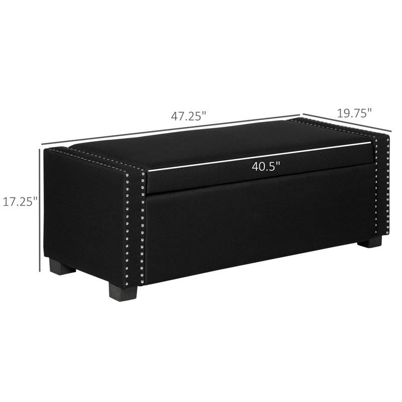 Banc rembourré en similicuir