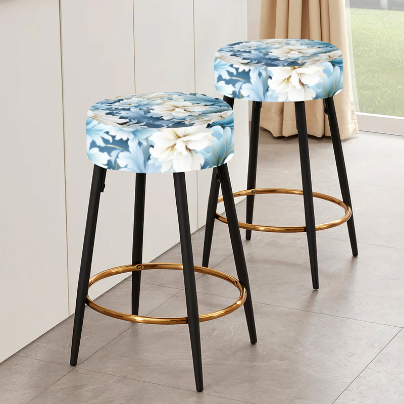 Ensemble de 2 tabourets de bar Ethereal Neutrals