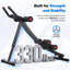 Appareil pour abdos MERACH à double rail, arc ergonomique et pliable-135815840