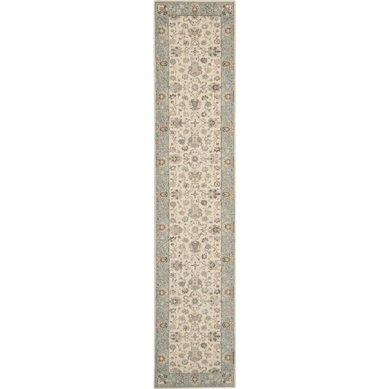 Crownover Wool Oriental Indoor Rug, Runner 2'6" x 12'
