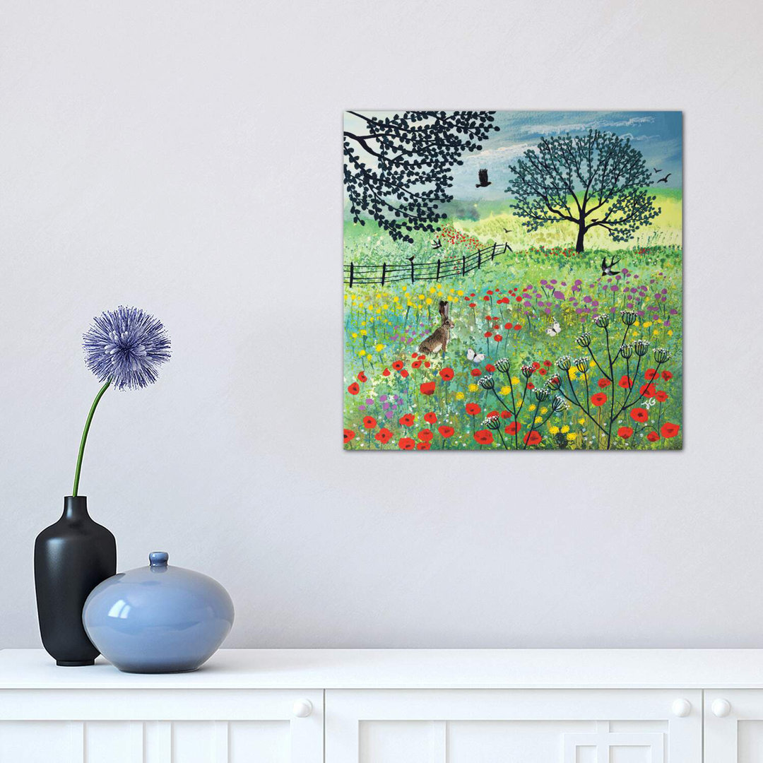 In Summer Meadow by Jo Grundy - Wrapped Canvas Painting Print