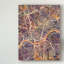 « cincinnati ohio city map ii », impression sur toile tendue-932014987