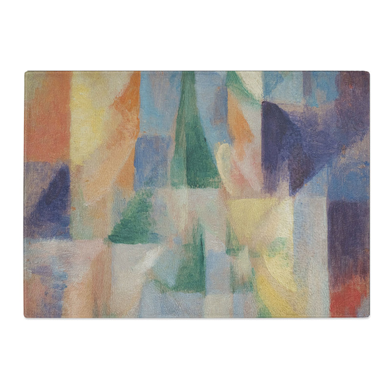 Window on the City by Robert Delaunay Chopping Board, 0.4cm H x 20cm W x 28.5cm L