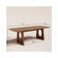 Table de salle à manger en noyer massif de 78,7 po x 39,4 po pour 6 à 8 personnes Joceline-1077473424