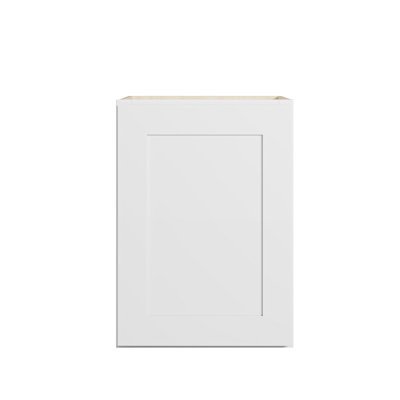 Armoire murale Modern Shaker, cadre en bouleau massif, boîte en contreplaqué de placage de bouleau, finition à base d'eau douce et mat, tablette réglable, plusieurs largeurs
