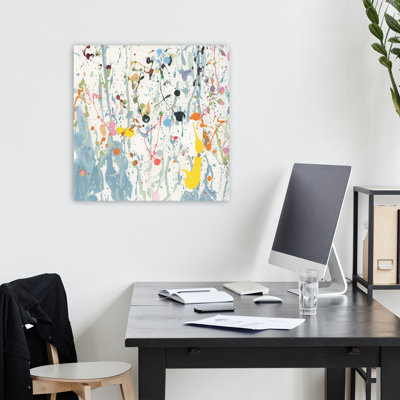 Bright Splatter Contemporary Abstract Art