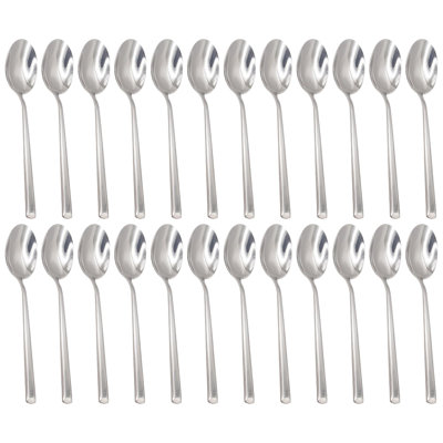 Argon Tableware Tondo Stainless Steel Dessert Spoons