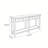 Rustic Birch Wood Console Table