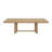 Brown Trestle Table With Leaf