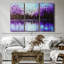 «Purple Reflection I» sur toile-99242043