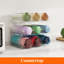 Ensemble de 2 bouteilles de rangement empilables, porte-bouteilles autoportant transparent pour armoire, grand porte-gobelet pour garde-manger, garde-bouteilles en plastique pour réfrigérateur, 3 niveaux