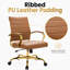 Fauteuil de bureau pivotant en cuir Naudain-58177231-132200684