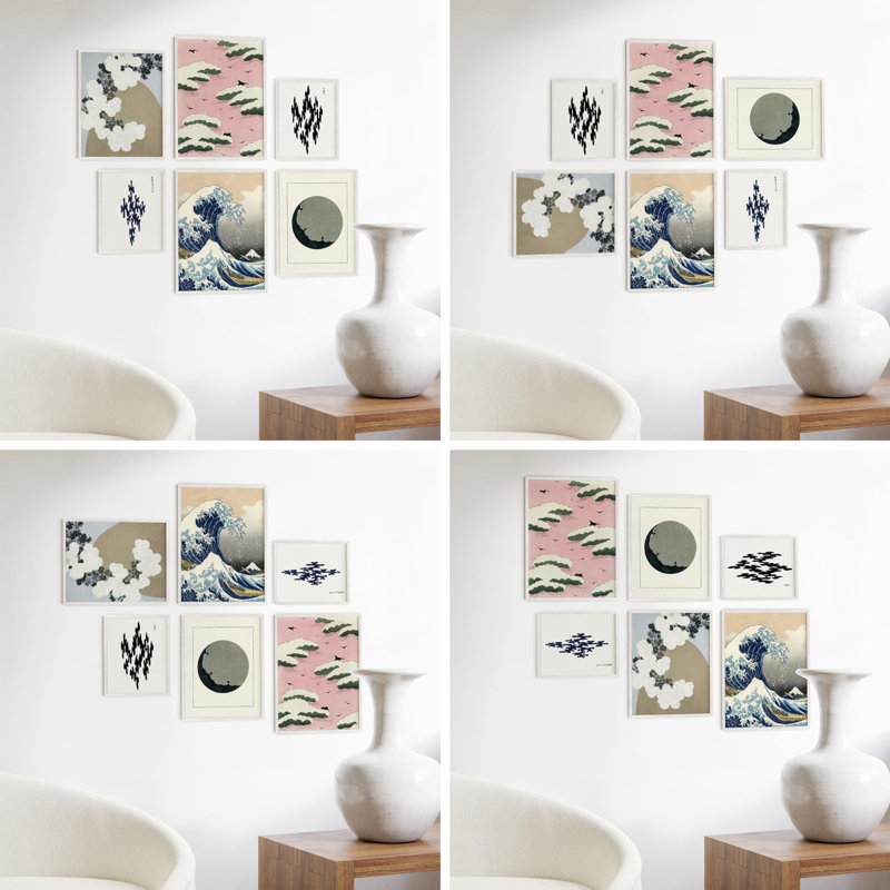 Cadres photos pour mur de galerie, Blanc
