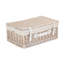 Wicker Hamper Basket with Lining-124436015-124436025