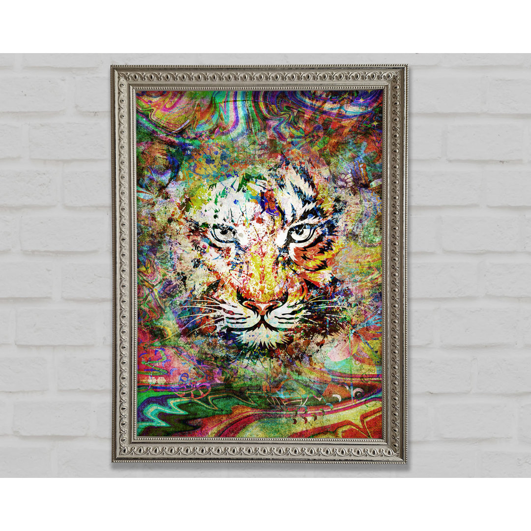 Rainbow Splash Tiger - Druck