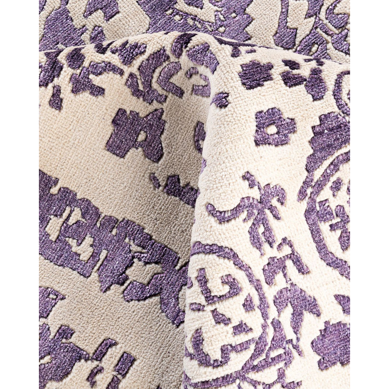 Overdyed One-of-a-Kind 8' 1" X 10' 0" Hand Knotted Area Rug