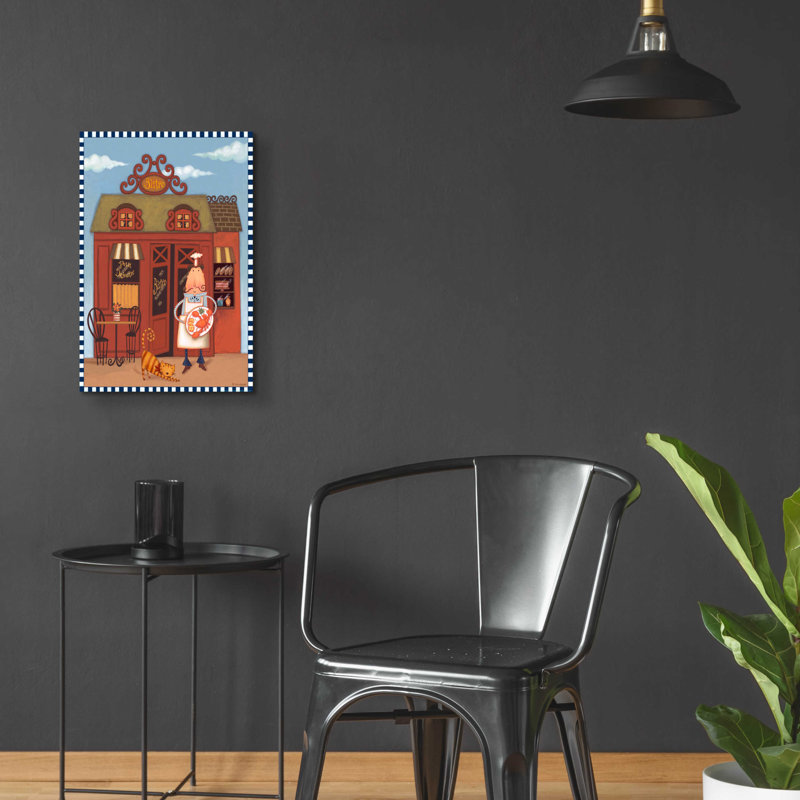 «Chef 7 Petit Bistro» par Viv Eisner, art mural en verre acrylique, H 24 po x l 16 po