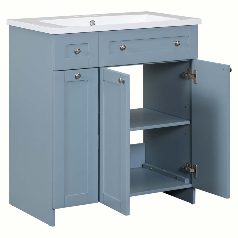 Hemlat Freestanding Bathroom Cabinet