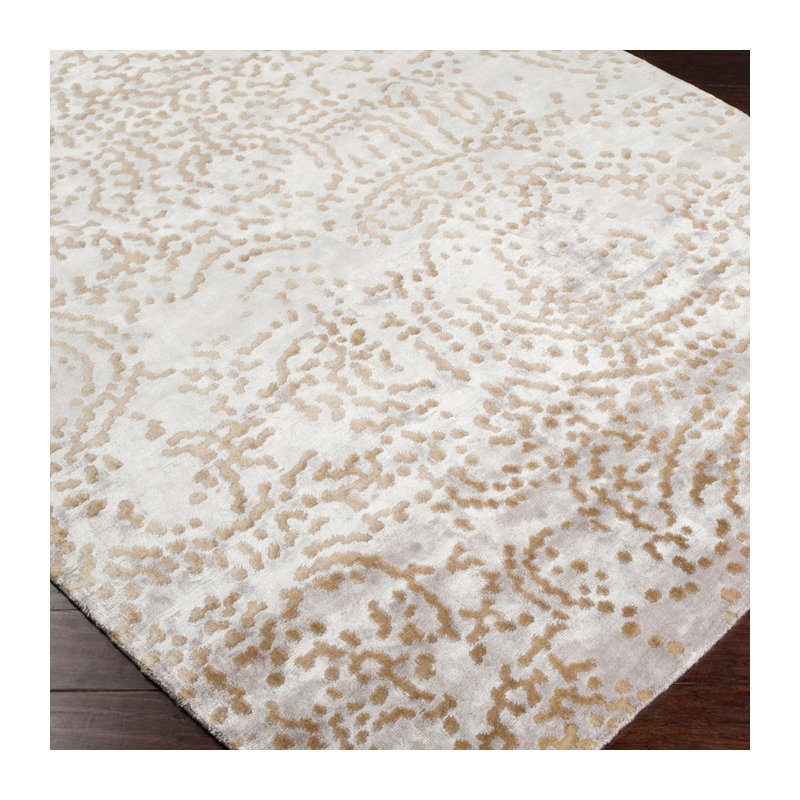 Dixon Wool Abstract Indoor Rug, Rectangle 4' x 6'