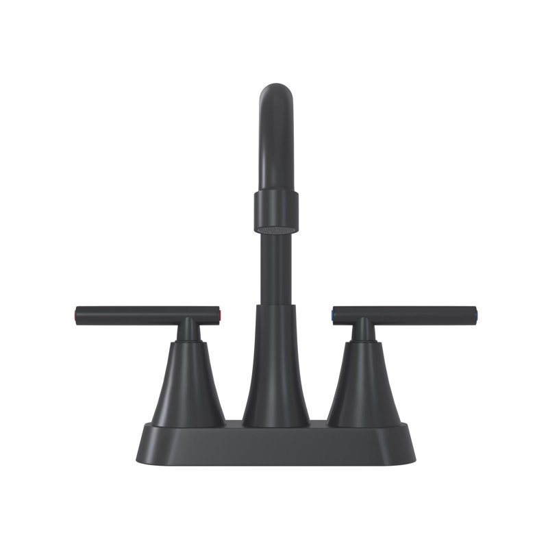 8 “H Bathroom Sink Faucet, Matt Black