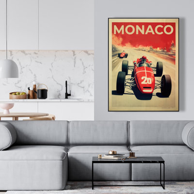 Faster than you  Beige Hobbies Framed Canvas Home Decor