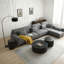 Table basse, table basse, table de salon avec base en métal Dawsen-96603979-96603975