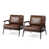 Coffee Faux Leather selected