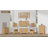 54''Wide Dresser with 6 Drawers, Modern Storage Dresser Organizer Chest Of Drawers with Metal Handles-119892942