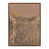 Rustic Walnut Canvas Floater Framed