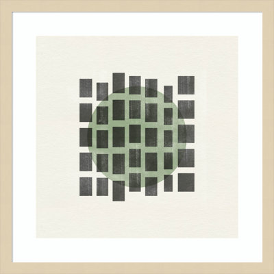 Minimalist Japandi 01 by The MIUUS STUDIO Wood Framed Wall Art Print