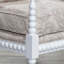 Fauteuil Spindle, finition blanche, tissu cachemire taupe-225537466-225537467