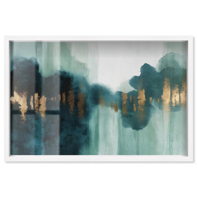 «Teal Fog I Green» par Art Remedy