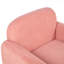 Canapé simple 33,86 po et coussin décoratif, structure en bois massif, capacité de 300 lb pour les petits espaces-903050736