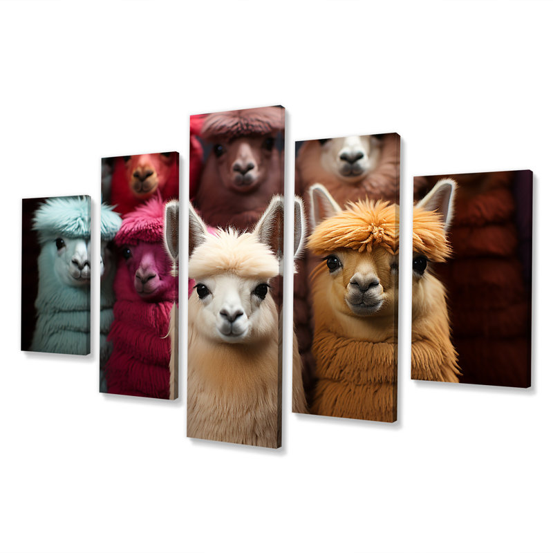 Fête festive colorée «Alpacas»
