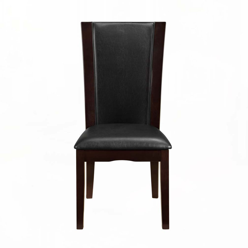 Modern Contemporary Dining Side Chairs Set Of 2, Espresso, Dark Brown